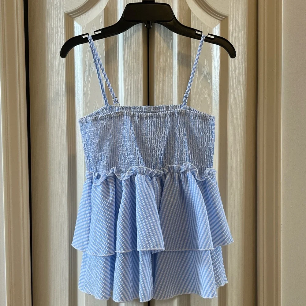 SHEIN Ruffle Tank Top XS - Picture 4 of 4